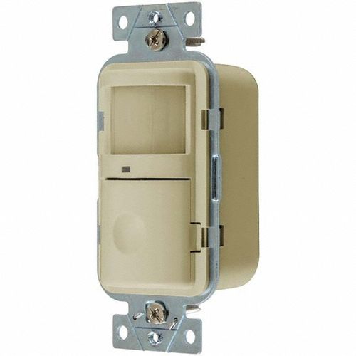 Main product image of Infrared Occupancy Motion Sensing Wall Switch, 1200 Sq. Ft, Manual Delay, 180 Degrees, Ivory, WS2000I