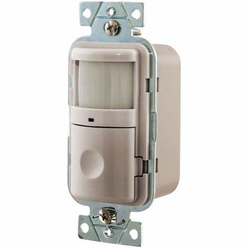 Main product image of Infrared Vacancy Motion Sensing Wall Switch, 1200 Sq. Ft, Manual Delay, Light Almond, WS1001LA