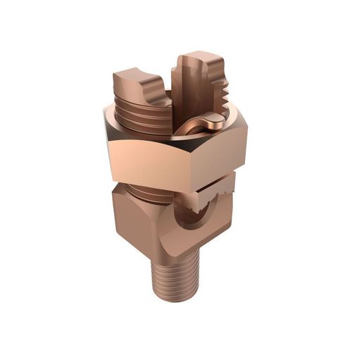 Main product image of Mechanical Grounding Connector, Cable to Flat, 1 AWG - 350 AWG (Str)