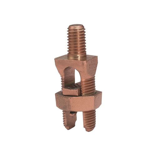 Main product image of Mechanical Grounding Connector, Cable to Flat, 3/0 AWG - 500 kcmil, 3/4" Stud