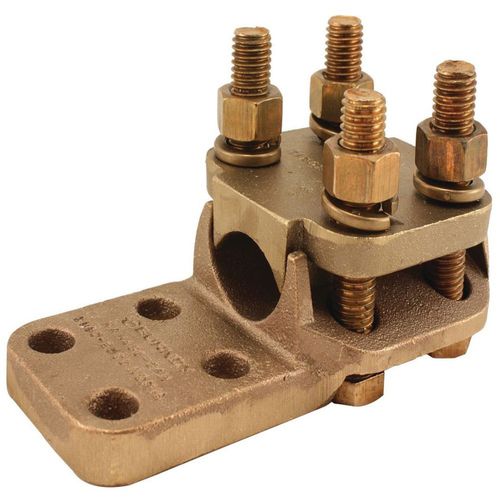 Main product image of 2-Hole Substation Cu Cable to Pad, 1/0 Sol-500 kcmil