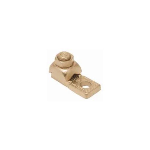 Main product image of Heavy Duty Copper Lug Connector, #4-1 AWG Str, 1/4" Stud, 1 Screw