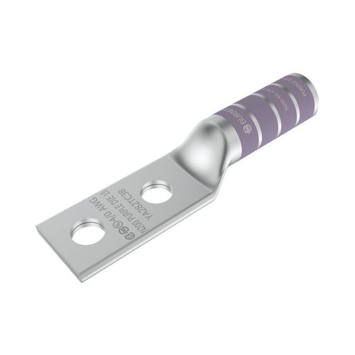 Main product image of 4/0 AWG, CU, 2 Hole, 1/2" Stud, 1-3/4" Spacing, Long Barrel