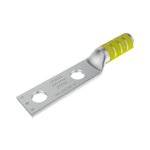 Main product image of 250 kcmil, CU, 2-hole, 1/2" Stud, 1-3/4" Spacing, Long Barrel