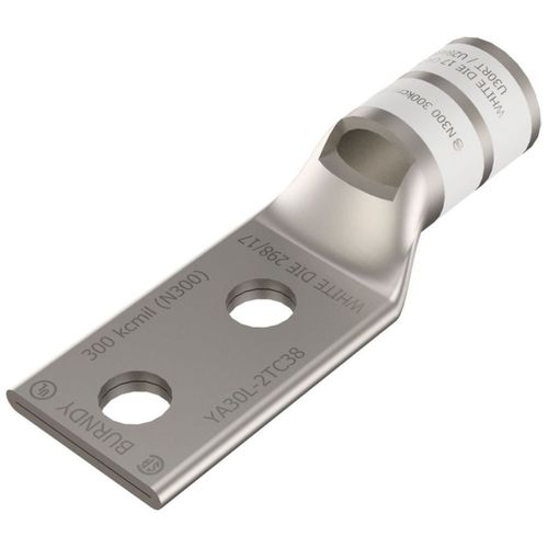 Main product image of Compression Terminal, 300 kcmil Cu, 2-Hole, 1/2" Stud, 1-3/4" Spacing