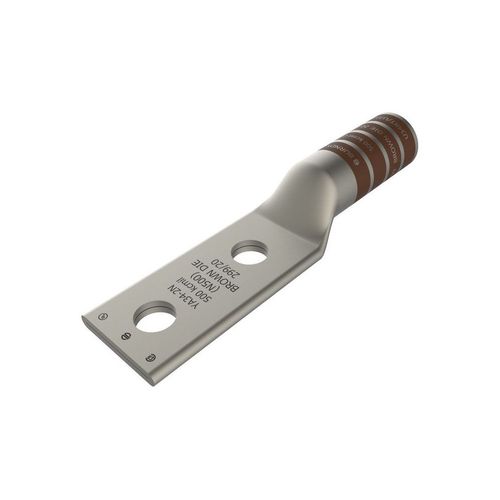 Main product image of 500 kcmil, CU, 2 Hole, 1/2" Stud, 1-3/4" Spacing, Long Barrel