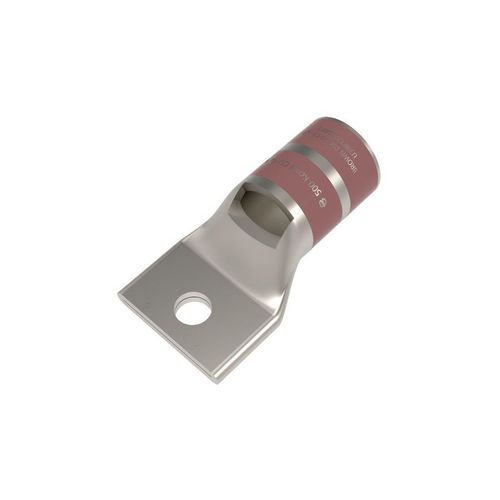 Main product image of 500 kcmil, Copper, 1-hole, 1/2" Stud, Standard Barrel, Inspection Window