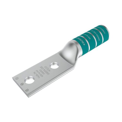 Main product image of 600 kcmil, CU, 2 Hole, 1/2" Stud, 1-3/4" Spacing, Long Barrel