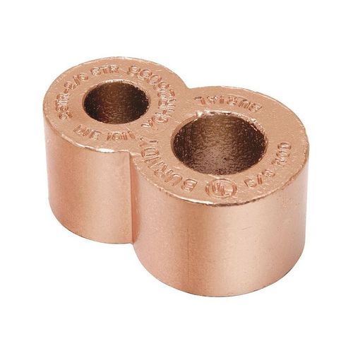 Main product image of Copper Compression Connector, 4/0 AWG(Str)-250 kcmil, 3/4" Ground Rod