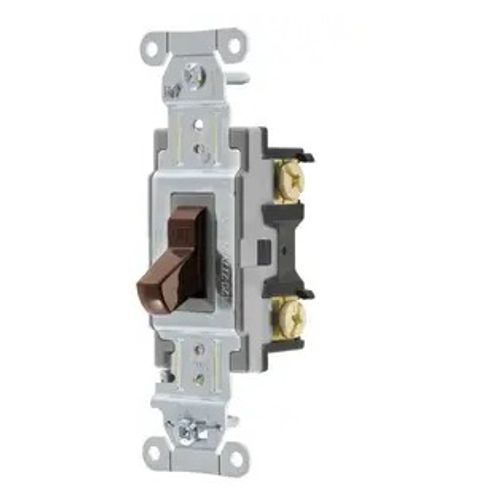Main product image of Commercial Grade Toggle Switch, 2-Pole, 20A 120/277V AC, Back and Side Wired, CSB220