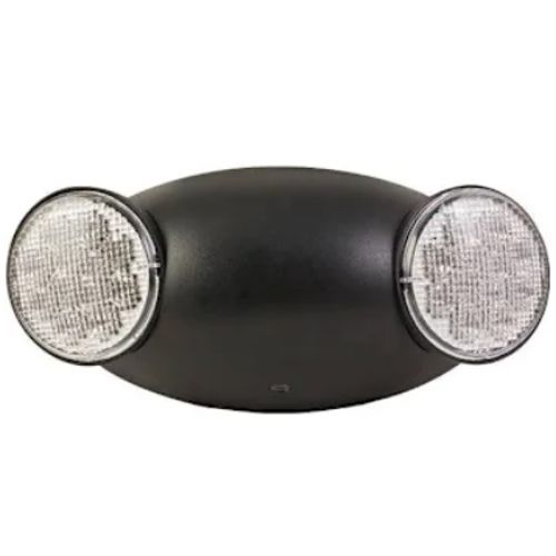 Main product image of Compass 2-Head LED Emergency Light, 120/277V (Black), CU2B