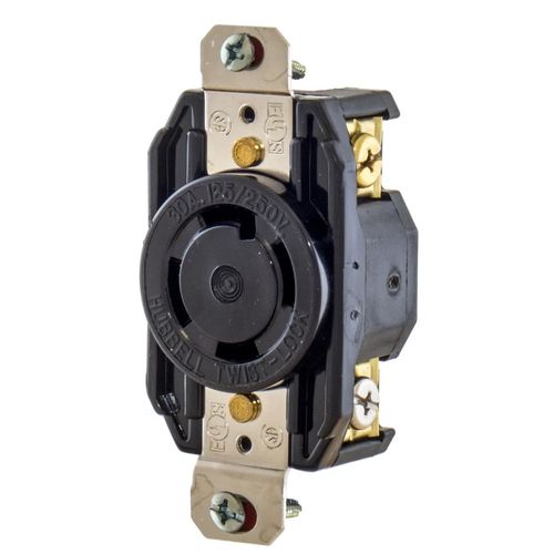 Main product image of 30 A 480 Vac 3-Pole 4-Wire Locking Receptacle 30A 3 Ph 480V Hub-Pro L16-30R
