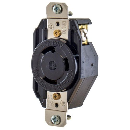 Main product image of 30 A 125 V 2-Pole 3-Wire Locking Receptacle Selspec L5-30R