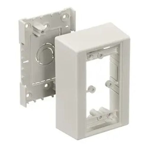 Main product image of PolyTrak Non-Metallic Raceway Box 1-Gang, 1.78" Depth Standard (White), PDB12S