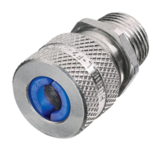 Main product image of 1/2" Aluminum Straight Male Cord Connector, 0.38-0.5"