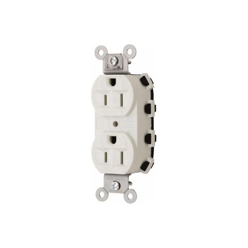 Main product image of Specification Straight Blade Receptacle White 125V AC 15 Amps, SNAP5262WA