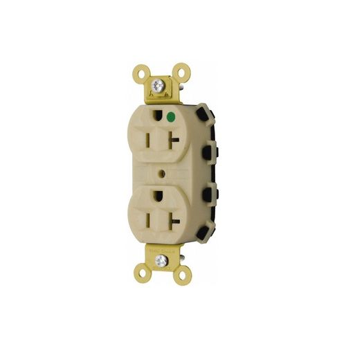 Main product image of Hospital Straight Blade Receptacle Ivory 125V AC 20 Amps, SNAP8300IA