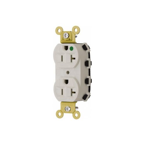 Main product image of Hospital Straight Blade Receptacle White 125V AC 20 Amps, SNAP8300WA