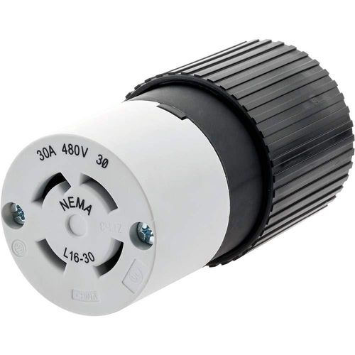 Main product image of Twist-Lock Locking Connector, Nema L16-30C, 30A 480V, 3-Phase, Industrial Grade