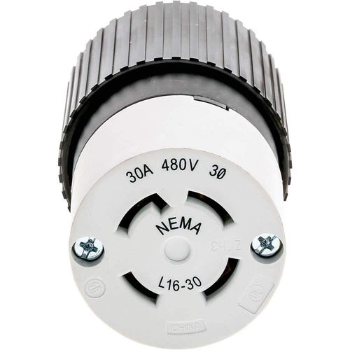Main product image of Twist-Lock Locking Connector, Nema L16-30C, 30A 480V, 3-Phase, Industrial Grade