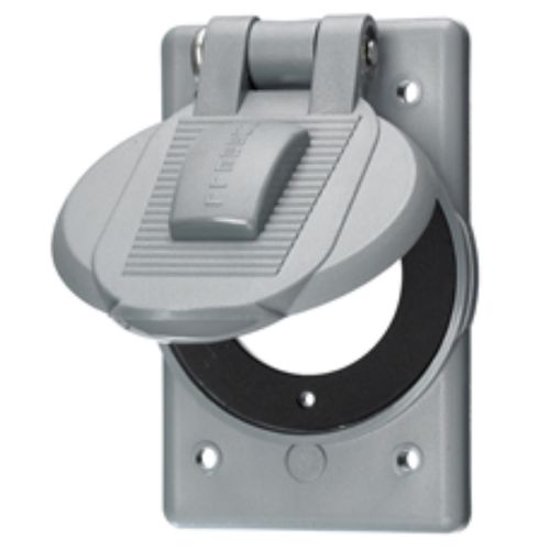 Main product image of 1-Gang Standard Size Weatherproof Cover, 4.56 x 2.844 x 1.09"