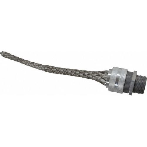 Main product image of 1" MNPT 0.75 to 0.875" Aluminum Liquid Tight Straight Strain Relief Cord Grip, 7401023