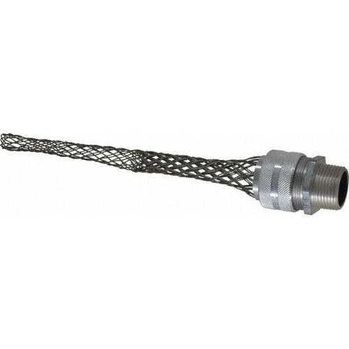 Main product image of 1" MNPT 0.875 to 1" Aluminum Liquid Tight Straight Strain Relief Cord Grip, 7401025