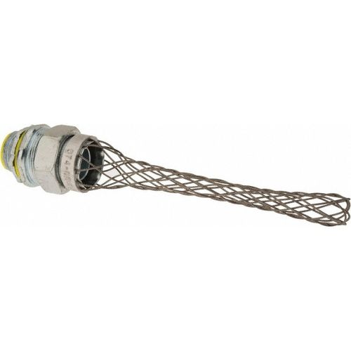 Main product image of 3/4" MNPT 0.54 to 0.74" Steel Liquid Tight Straight Strain Relief Cord Grip, 74093513
