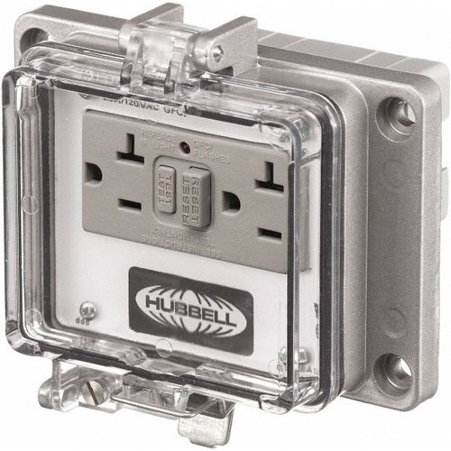 Main product image of 5-15R 5-20R NEMA, 125 VAC, 20 Amp, GFCI Receptacle, PR20