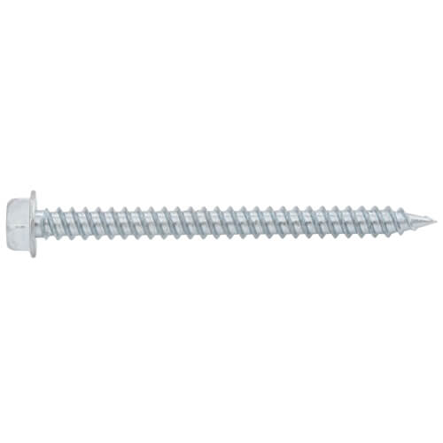 Main product image of 2" (Length) 1/4" (Head Size) Slotted Hex Washer Head Zip-In Sheet Metal Screws (250 Pack)