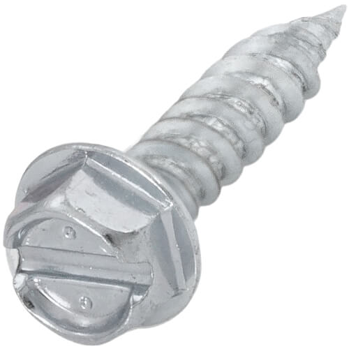 3/4" (Length) 1/4" (Head Size) Slotted Hex Washer Head Zip-In Sheet Metal Screws (1,000 Pack)
