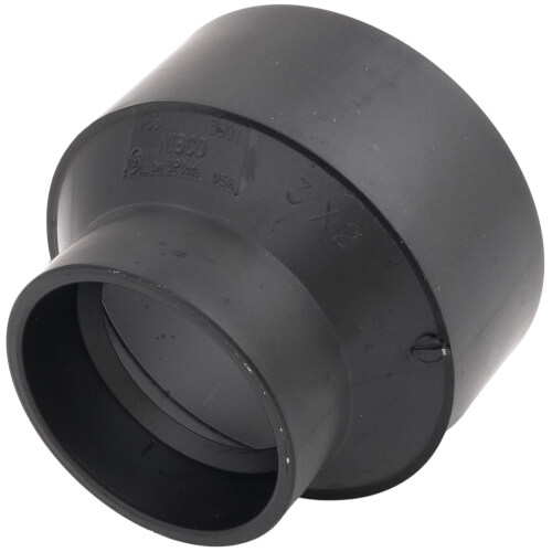Main product image of 3" x 2" Hub x Hub ABS DWV Reducing Coupling (5801R)