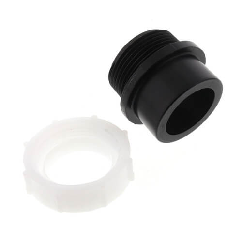 Main product image of 1-1/4" Spigot x Slip Joint ABS DWV Trap Adapter with Stop (580127)