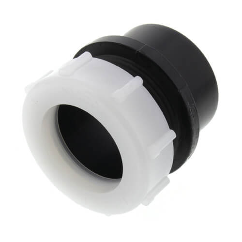 Main product image of 1-1/4" Spigot x Slip Joint ABS DWV Trap Adapter with Stop (580127)