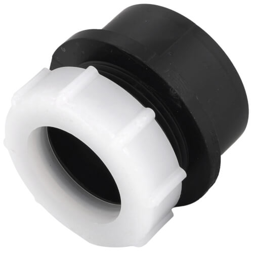 Main product image of 1-1/2" x 1-1/4" Spigot x Slip Joint ABS DWV Trap Adapter (580127)