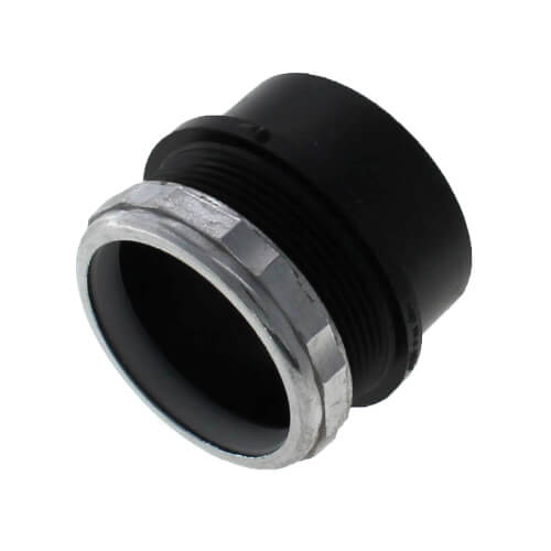 I014800 Nibco I014800 2" Spigot x Slip Joint ABS DWV Trap Adapter