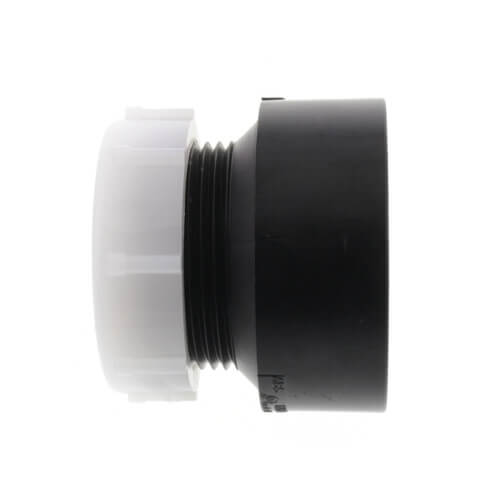 Main product image of 1-1/2" x 1-1/4" Hub x Slip Joint ABS DWV Trap Adapter (58017R)