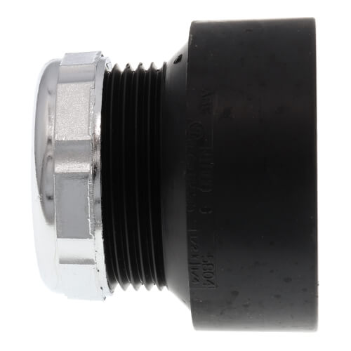 Main product image of 1-1/2" x 1-1/4" Hub x Slip Joint ABS DWV Trap Adapter (58017C)