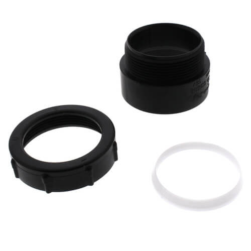 Main product image of 2" Hub x Slip Joint ABS DWV Trap Adapter (58017)