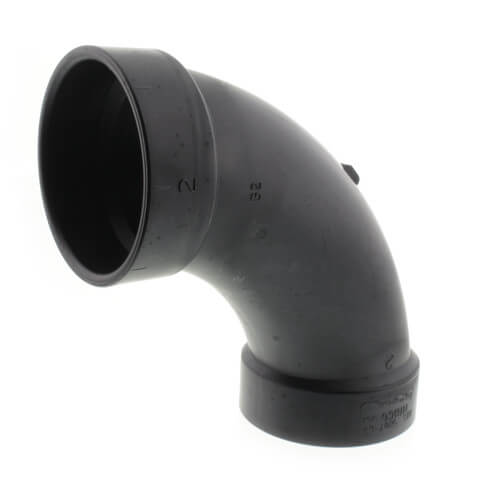 Main product image of 2" Hub ABS DWV 90° Long Turn Elbow (5807LT)