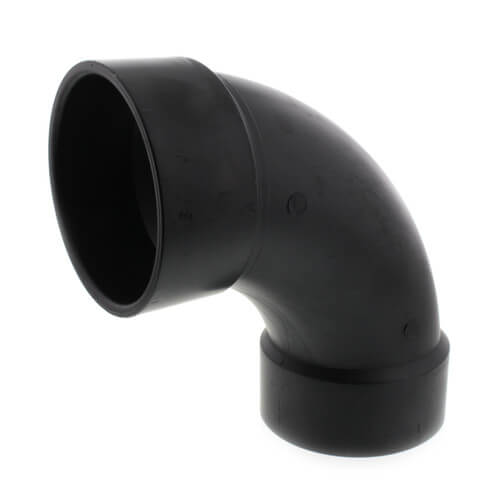 Main product image of 3" Hub ABS DWV 90° Long Turn Elbow (5807LT)