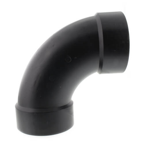 Main product image of 4" Hub ABS DWV 90° Long Turn Elbow (5807LT)