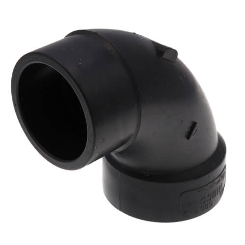 Main product image of 1-1/4" Spigot x Hub ABS DWV 90° Street Elbow (58072)