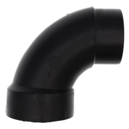Main product image of 1-1/4" Spigot x Hub ABS DWV 90° Street Elbow (58072)