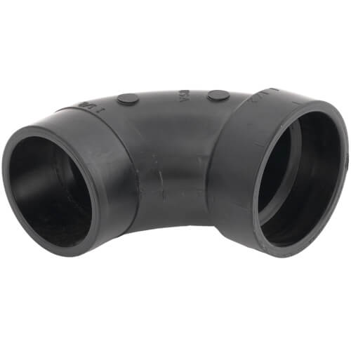 Main product image of 1-1/2" Spigot x Hub ABS DWV 90° Street Elbow (58072)