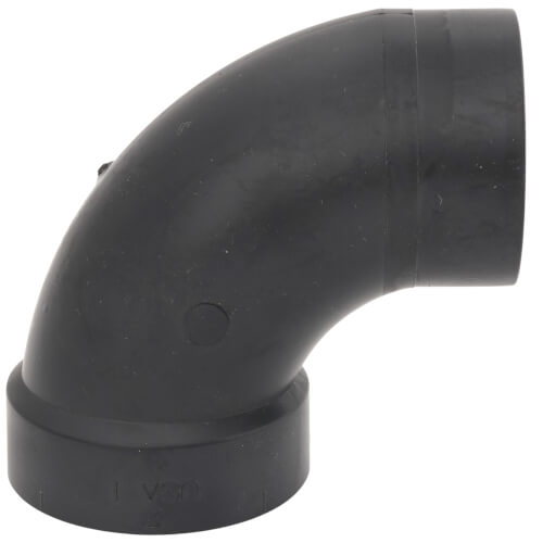 Main product image of 2" Spigot x Hub ABS DWV 90° Street Elbow (58072)