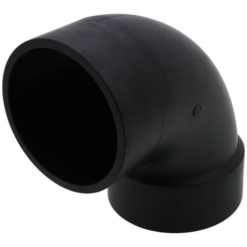 Main product image of 4" Spigot x Hub ABS DWV 90° Street Elbow (58072)