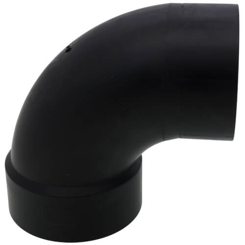 Main product image of 4" Spigot x Hub ABS DWV 90° Street Elbow (58072)