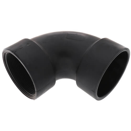Main product image of 3" Hub x FIPT ABS DWV 90° Elbow (58073)