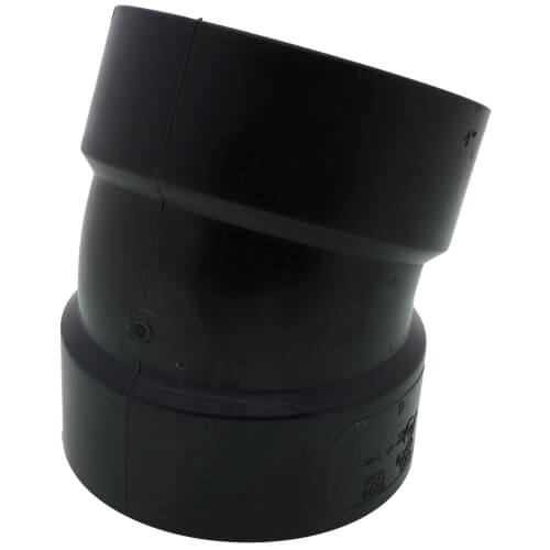 Main product image of 4" Hub ABS DWV 22-1/2° Elbow (5808)